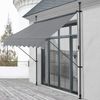 Klemmmarkise Stem 250x120x220-309 cm Mittelgrau [pro. tec] Bild 2