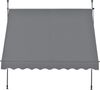 Klemmmarkise Stem 250x120x220-309 cm Mittelgrau [pro. tec] Bild 4