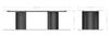 Esstisch Edge Oval 280x130 Keramik Iris FMG Agatablack Troa Metall Effektfinish Titan Bild 3