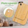 Starhome Frühstücksbrett 3er Set Holz 35x24 / 30x20/ 25x18 Frühstücksbrett / Schneidebrett, (Set, 3-St, 3 Schneidebretter in verschiedene Größen), Nachhaltig angebaut, FSC zertifiziert, Holzschneidebrett Bild 3