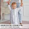 Baby Schlafsack 1.0 TOG, Bio-Baumwolle Baby tragbare Decke mit Zwei-Wege-Reißverschluss, Swaddle Transition, All-Season Schlafsack für Neugeborene Kleinkind Kleinkind Junge Mädchen, 2-Pack, 6-12 Monat Bild 4
