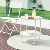 Tabletttisch Sandefjord Stahl 57,5x46x46 cm Weiß [en. casa] Bild 3