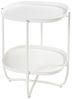 Tabletttisch Sandefjord Stahl 57,5x46x46 cm Weiß [en. casa] Bild 4