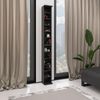 CD-Regal 1806 Standregal 21x20x183cm schwarz Bild 2
