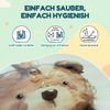 Ceba Baby® weiche Wickelauflage 75x72 cm - Baby Wickelunterlage- Wickeltischauflage für Junge und Mädchen - Wasserdicht, abwaschbar - OEKO-TEX® Standard 100 - Made in EU -Bär auf dem Mond Bild 5