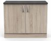 Unterschrank >Paprika< in SONOMA EICHE/BETON - 100x85x60cm (BxHxT) Bild 3