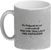 speecheese Tasse Pillepalle Glitzer-Kaffeebecher mit Konfetti und Spruch Bild 2