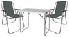 3tlg Campingmöbel Set Outdoormöbel Camping Alu L70xB50xH59cm Anthrazit Bild 2