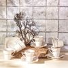 Karaca Kaffeeservice Karaca Autumn 85 ml Kaffeetasse mit Untertasse Set 6 Personen, Weiß Bild 4