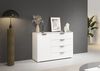 rauch Aditio Box, Kommode, 1-türig, 4 Schubladen, mit Softclose-Funktion, Farbe Weiß, BxHxT 120x81x42cm Bild 2