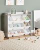 Regal mit 9 Aufbewahrungsboxen COLLIE 78 cm Grau Bild 2
