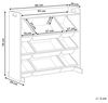 Regal mit 9 Aufbewahrungsboxen COLLIE 78 cm Grau Bild 3