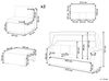 Lounge Set mit Tisch COCCOLIA Beige Bild 3