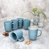 Ritzenhoff & Breker Becher Ritzenhoff 6x Jasper Kaffeebecher 250ml H10,4cm Graublau Tee-Tassen, Steingut Bild 3