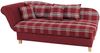Selma Recamiere mit Armteil links klappbar Flachgewebe Rot Buche Natur Bild 3