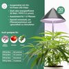 PARUS Pflanzenlampe CANNA, Leuchtmittel für Pflanzen, Teleskopstab 1,7m, Parus by Venso SUNLiTE XL LED Vollspektrum Pflanzenlampe Grau 25W Indo Bild 3