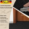 ANRO Teppich AXEL Eventteppich BFl-S1 Uni Messeteppich Läufer, eckig, Höhe: 3 mm, schwer entflammbar Größe: 60x100cm Einfarbig Anthrazit Bild 5