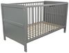 Micoland Kinderbett Kinderbett Juniorbett Beistellbett 140x70 cm 3in1 mit Matratze grau (Bett mit Lattenrost, hohe und niedrige Gitter und Matratze) Bild 5
