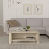 moebel17 Couchtisch Couchtisch Bianco Beige mit Granit Optik (Einzelmöbel, 1-St, Couchtisch), Mit Regalfach, in Beige mit Granitoptik – modern & elegant Bild 2