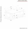 moebel17 Couchtisch Couchtisch Bianco Beige mit Granit Optik (Einzelmöbel, 1-St, Couchtisch), Mit Regalfach, in Beige mit Granitoptik – modern & elegant Bild 3