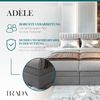 TRADA Boxspringbett ADELE mit Taschenmatratze & Topper 140x200 cm (Set, Bett (zwei Bettkasten) + Matratz + Topper), Elektrische Zahnstangenverstellung per Fernbedienung Bild 3