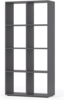 Vicco Raumteiler Grau 143 x 72 cm, Scutum