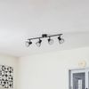Lindby Deckenleuchten Piena, Metall, Schwarz IP20, 4 x 10 W LED Bild 4