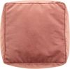 Icon Amara Hocker, Rosa, Flauschiger Samt Stoff, Samt Sitzsack, Sitzpuff Hocker mit Füllung, Fußhocker für das Wohnzimmer, Deko Wohnzimmer Bild 4