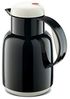 ROTPUNKT Isolierkanne 1,0 ltr. Glaseinsatz I 24 Std warm 36 std kalt I Made in Germany, 1 l, (Kaffeekanne I Teekanne, 970 onyx/white), Glaskolben aus doppelwandigem Rosalin-Glas Bild 2
