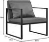 2er-Set Gartenstuhl Lerum 70x60x60 cm Schwarz casa. pro Bild 2