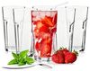Sendez Weinglas 6 Weingläser Set 300ml Schwarze Rotweingläser Weißweingläser, 6-tlg, Glas Bild 3