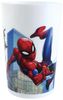 FUN HOUSE | Komplettes Set Lunchbox Spiderman für Kinder | 1 Glas + 2 Teller + Besteck + Trinkflasche und Brotdose | offizielles Lizenzprodukt | wiederverwendbar und mikrowellengeeignet | französische Bild 4