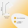Brilliant Tischleuchte Allison 42x14 cm E27, mit Flexarm Bild 3