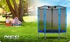 Neo-Sport NS-04Z200F Gartentrampolin mit 4 5 FT 140 cm Outdoor-Netz Bild 5