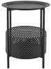 Beistelltisch Kruibeke 46x35cm mit Korb Schwarz [en. casa] Bild 5