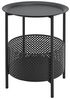 Beistelltisch Kruibeke 46x35cm mit Korb Schwarz [en. casa] Bild 4