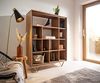 Highboard Stonegrace 115x150 Akazie Natur 12 Fächer Steinfurnier V-Fuß Bild 2