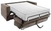 Vente-unique - LORETO Sofa SamtStoff Braun - B 223 cm95 cm x H 90 cm x L 195 cm Bild 5
