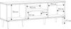 FORTE Calasetta TV Schrank 160 cm Boho Stil Wiener Geflecht TV Tisch Holz Dekor: Elegancia Eiche/Technorattan, 160 cm breit x 58 cm hoch x 41 cm tief Bild 3