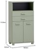 Schildmeyer Midischrank Mono, in zwei Breiten verfügbar, mit Schubkästen und Ablagefach Made in Germany Bild 3
