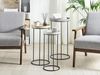 Beistelltisch 3er Set Granit Optik rund TEXON Bild 2