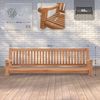 CLP Schaukelbank Joyce Teakholz wetterfest,teak 200 cm Bild 2