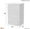Flex-Well Hängeschrank Nano (B x H x T) 60 x 89 x 32 cm Bild 2