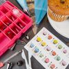 Intirilife Spritztüllen, Edelstahl, (Set, 52-tlg, Spritztüllen mit verschiedenen Aufsätzen), 52-teiliges Spritzbeutel Set mit Aufbewahrungsbox 19.5 x 14 x 3.5 cm Bild 5