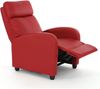 Fernsehsessel Relaxsessel Liege Sessel Denver, Kunstleder ~ rot Bild 4