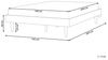 Bett mit LED TOUCY 140 x 200 cm LED Heller Holzfarbton Bild 3