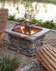 Grill-Feuerstelle KELUD Beton Grau Bild 2
