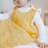 Ehrenkind® Baby Sommerschlafsack Rund Musselin | aus weicher OEKO-TEX zertifizierter Bio-Baumwolle | Sommer Baby Schlafsack Baby 1 TOG Gr. 62/68 Flieder Gemustert Bild 2