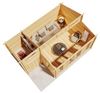 Alpholz Gartenhaus Lausitz mit Anbau Gartenhaus aus Holz Holzhaus mit 40 mm Wandstärke Blockbohlenhaus mit Montagematerial Bild 4