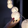 Lights4fun LED-Lichterkette 20er Lampion Lichterkette warmweiß Bild 5